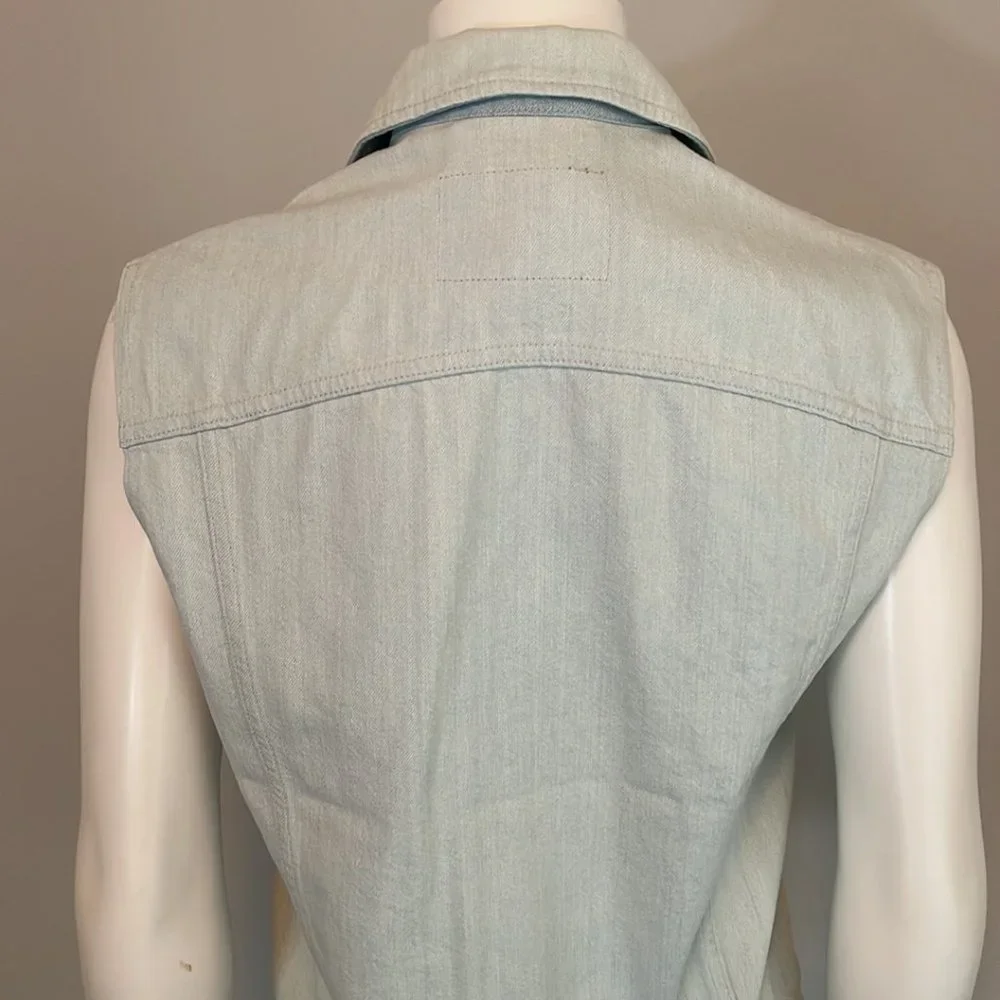 Levi's Made & Crafted $195 Levi Strauss & Co. Denim Trucker Sleeveless Vest